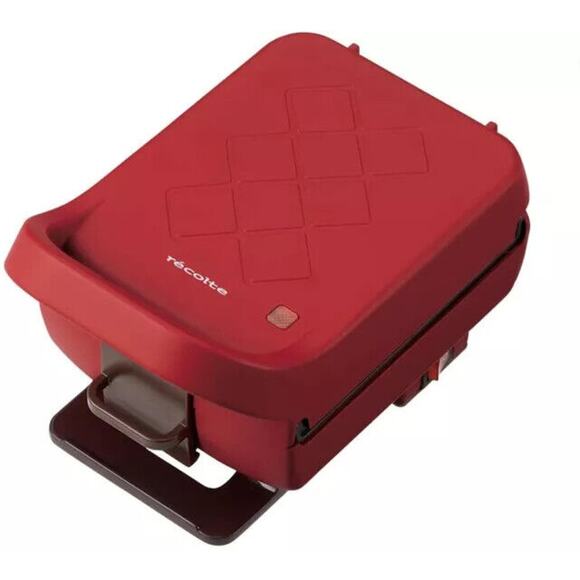 Recolte PRESS SAND MAKER RPS-2 Quilt Sandwich toaster 100V Red